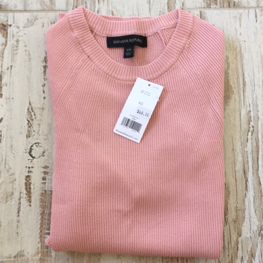 BNWT Banana Republic Ribbed Shirt Size XS